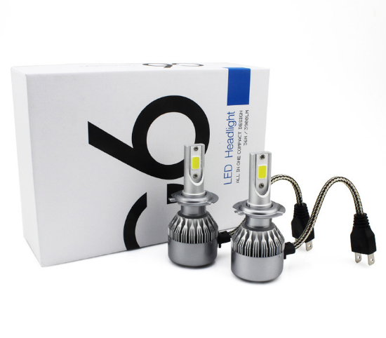 汽车用品COB大灯C6