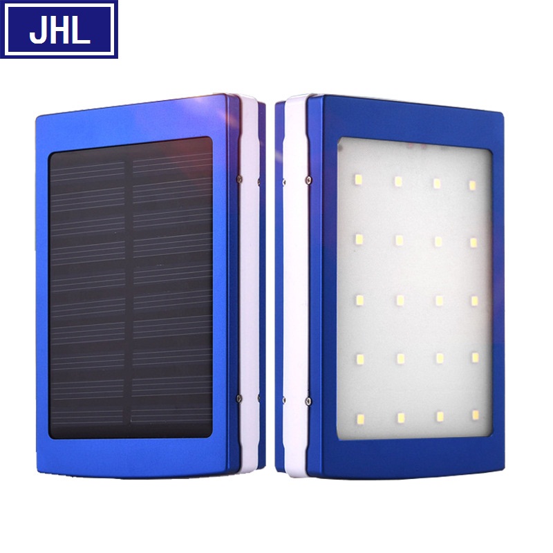 强光验钞LED太阳能充电宝户外露营灯手机便携20000毫安移动电源